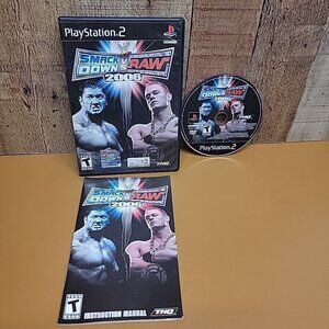 WWE SmackDown vs Raw 2006 Sony PlayStation 2 PS2. CIB Tested & Working